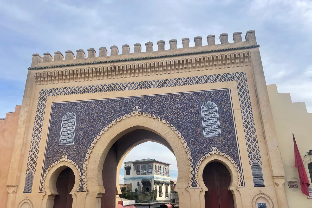 Bab Boujloud, das berühmte Blaue Tor von Fès